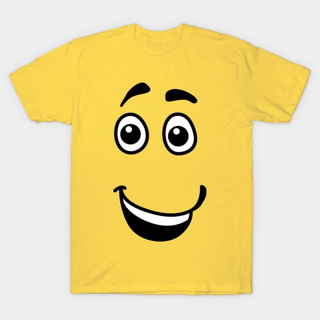 funny comic cartoon face T-Shirt by MNZStar